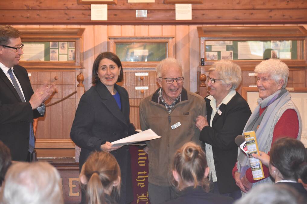 The Premier of NSW Gladys Berejiklian recently paid a visit to Mudgee and Gulgong and insisted her first call should be the Gulgong Henry Lawson Centre. 
