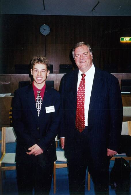 Harris with Kim Beazley in 2002. Interviews for local nominees are currently in progress.   