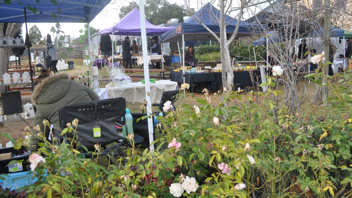 Perfect: Picturesque setting for the Rylstone Sunday markets.