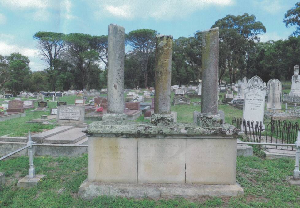 Laid to Rest: Rev. William Hurst was buried against the sanctuary wall of the Anglican Church at Coolah.