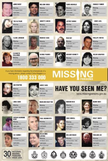Missing You: It is hard to fathom the pain and anguish the families and friends of people who are reported missing must feel and endure on a daily basis.