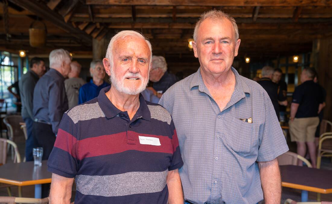 TOGETHER: Eddie Morgan loved the comraderie that working in the mines gave him. 
