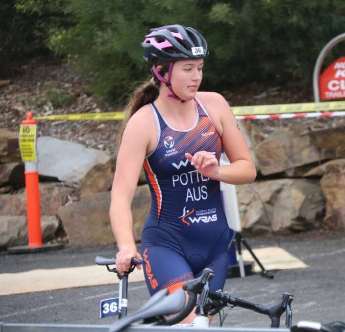 SUCCESS: Halle Potter has shown her skill has a triathlete. Picture: SUPPLIED 