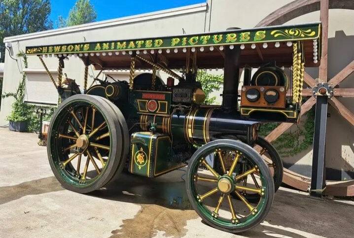 The only genuine 1909 Garrett Showman's Steam Engine Tractor in Australia will be on display at the 2023 NHMA Rally at Mudgee.