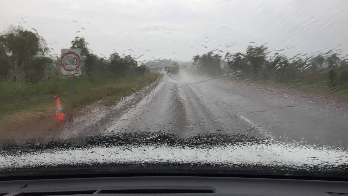 Outback motorists are being urged to take care, this shot is from the Stuart Highway.