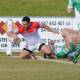 Corin Smith scores a try for the Mudgee Dragons in their June 26 game against the Dubbo CYMS. Picture: Nick Guthrie