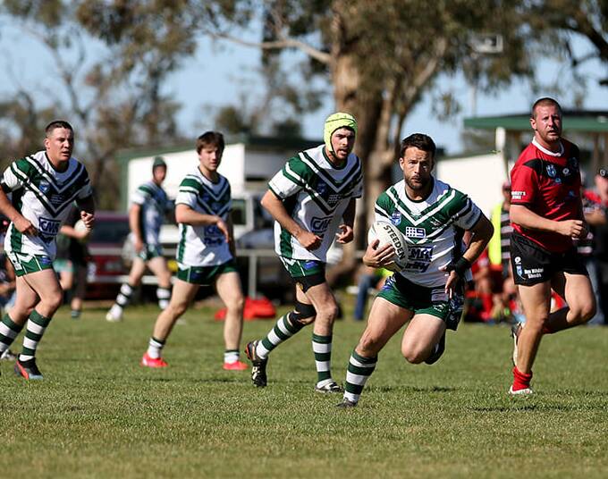 UNLUCKY: Despite their comendable efforts, the Tom Yeo and the Dunedoo Swans were unlucky to lose by one point to the Gilgandra Panthers. Photo: BJ's Mobile Photography Mudgee