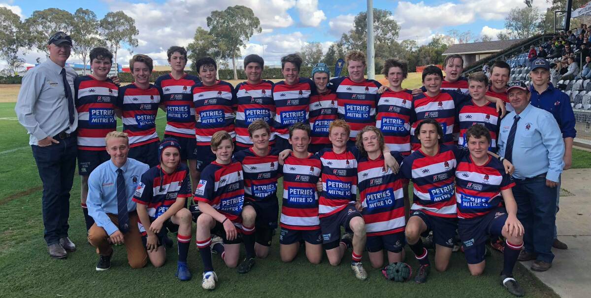 IN IT TO WIN IT: After a huge victory over Forbes, the Mudgee Wombats under 15s outfit will face Dubbo Blues in the grand final on Saturday in Orange. Photo: Supplied