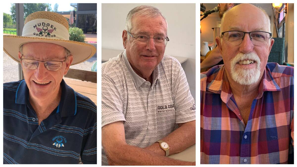 WINNERS: Jim Yeo, Keith Baker and Jeff Williamson won this weeks three person ambrose. Photos: Supplied