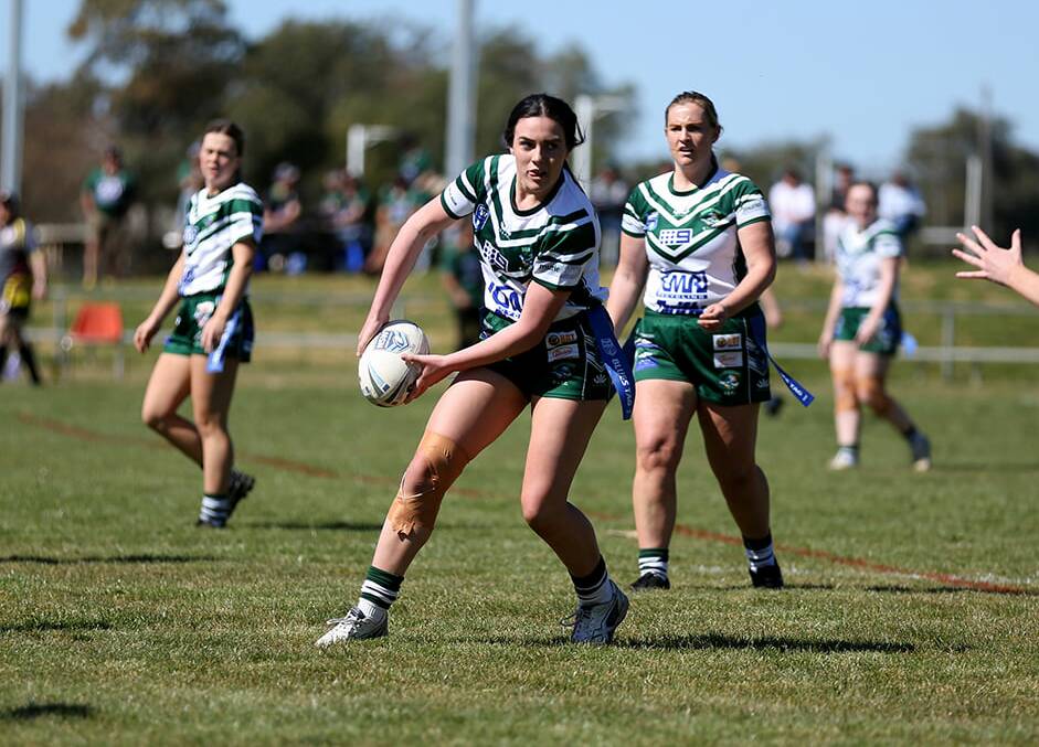 DEFEAT: The Baradine Magpiettes defeated the Dunedoo Swannettes (pictured), taking the game 28-nil. Photo: BJ's Mobile Photography Mudgee