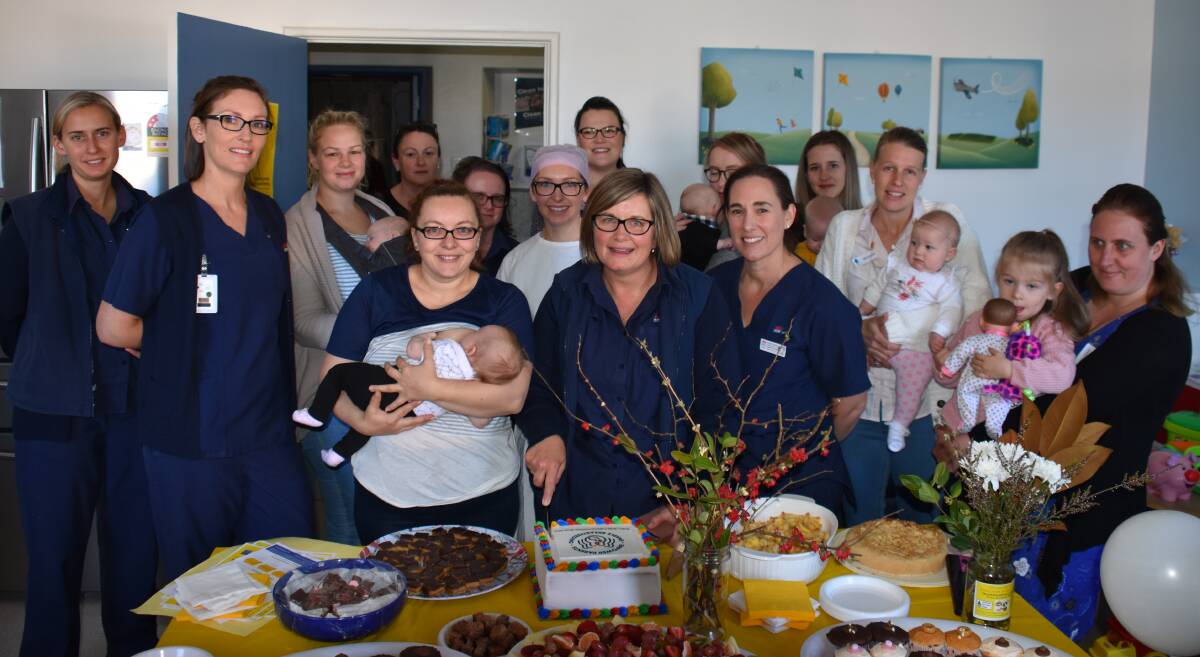 SUPPORT: Mudgee Hospital's maternity ward hosted their own World Breastfeeding Week celebration early this month. Photo: Jay-Anna Mobbs