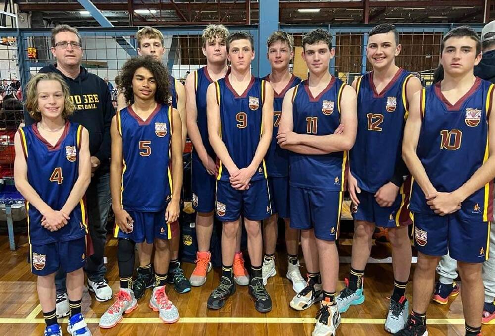 Under 16s - (back) Peter Mayson, Harry Briggs, Noah Smith, Angus Hawkins, (front) Jonah Hogden, Wade Powder-Jacob, Riley Durrant, Connor Mayson, Cooper Crowe, Spencer Comincioli. Picture: Supplied