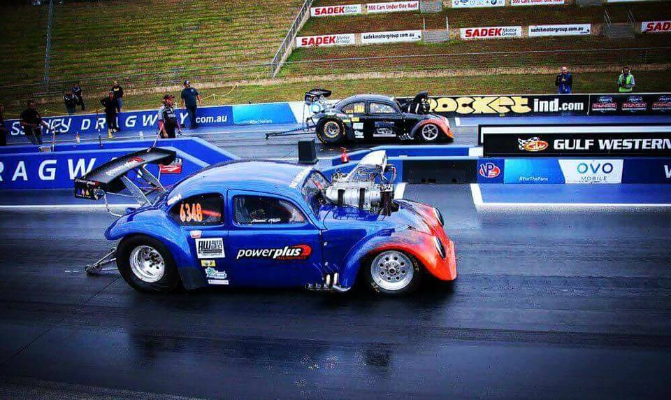 DRAGSTERS: David and Daniel Cliffe head to Queensland to put their machines to the test. Photo: Supplied