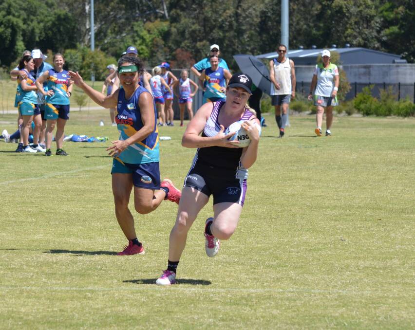 ON THE RUN: Jess Cubis has the speed to get around the Jerrabomberra defence. Photo: Supplied