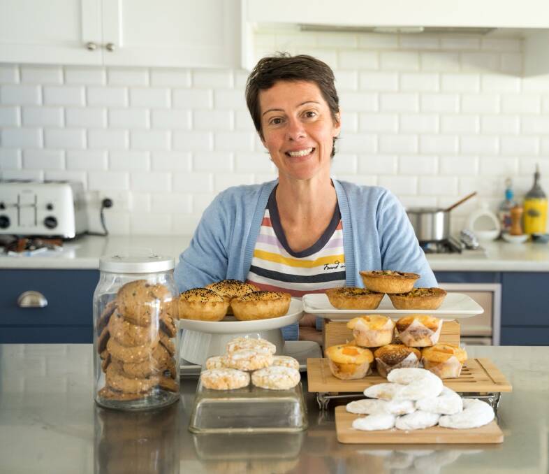FOOD: Sharon Beard is loving her time as The Baking Bird, making sweet treats and homey meals for all. Photo: Supplied