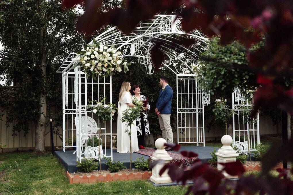 Victorias Garden Wedding Ceremony Venue. Pictures: MARIANNA PHOTOGRAPHY
