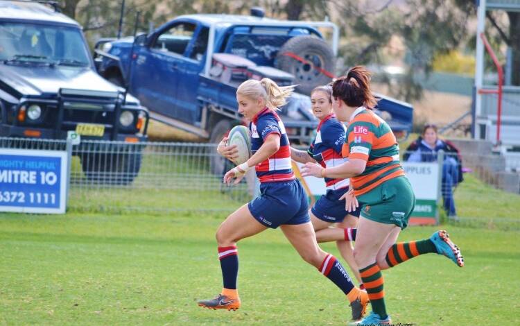 NEW ZEALAND CALLS: Mudgee Wombat Helen Blackmore will tour to New Zealand as part of the CWRU women's squad alongide Rita Palm. Photo: Jennifer Bayliss
