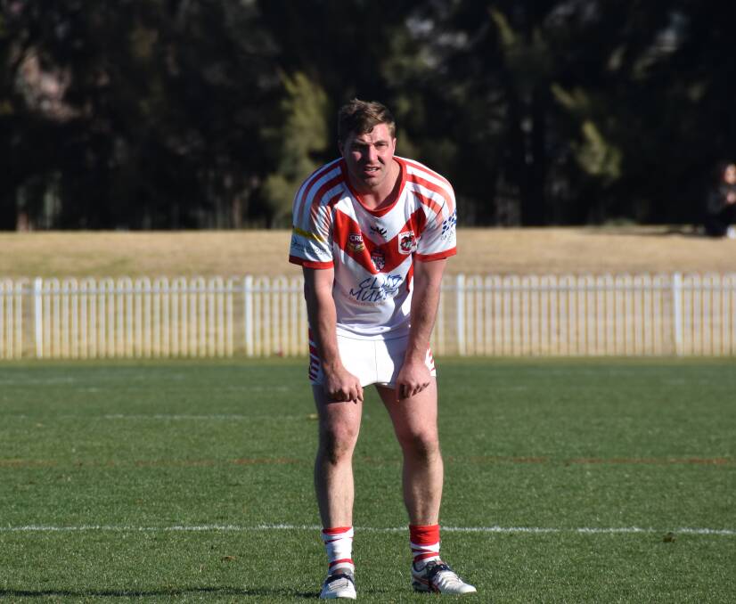 RESIGN: Hamish Bryant catching a breath during a 2019 clash against the Bathurst Panthers. Picture: JAY-ANNA MOBBS