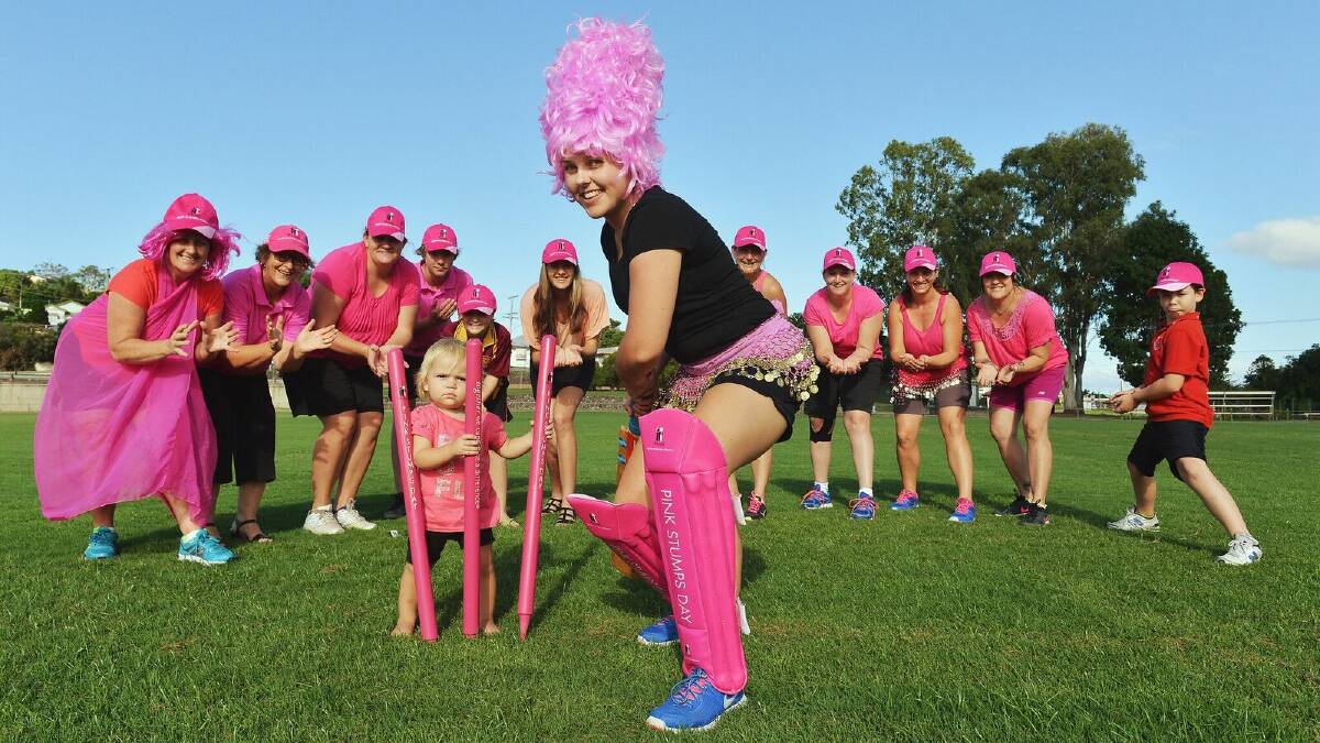 PINK TIME: Are you a cricketer and want to help people in need? Host your very own Pink Stumps Day and fundraise for the McGrath Foundation. Photo: Supplied