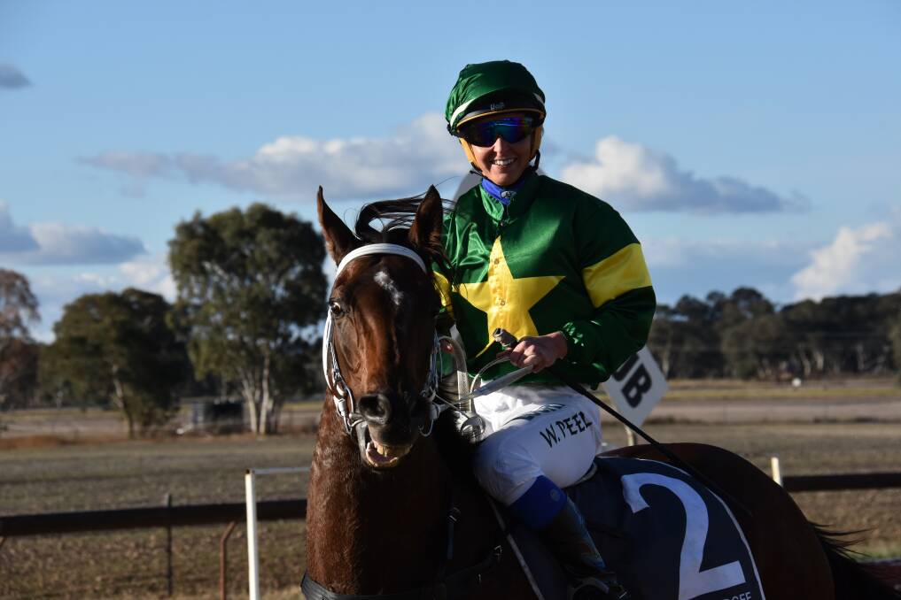 LITTLE BUT FIERCE: Cody Walker's (Tamworth) Mr Pumblechook took out the 2019 Gulgong Cup on June 9 with Ms Wendy Peel in the saddle. Photo: Jay-Anna Mobbs