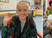 Hayden Riley pictured at various stages throughout his recent hospital stays. Picture: Supplied