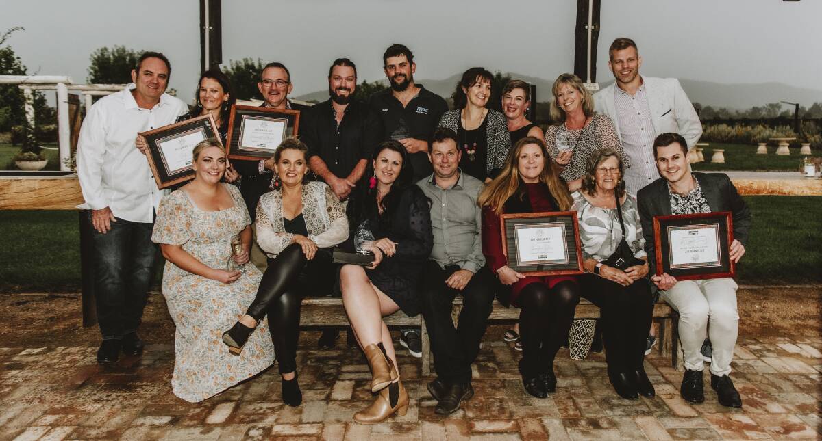 CONGRATULATIONS: Representatives from the winning Magnificent Mudgee Business Awards businesses. Picture: AMBER CREATIVE