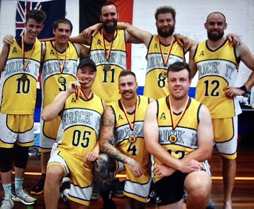CHAMPIONS: The Mudgee Basketball Association's A grade men's grand final was taken out by Just Brick It on November 28. Photo: Supplied