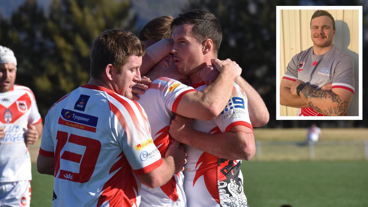 HE'S BACK: After spending three seasons playing rugby in the ACT, Billy Carberry has returned to town where he'll spend the winter playing with the Mudgee Dragons. 