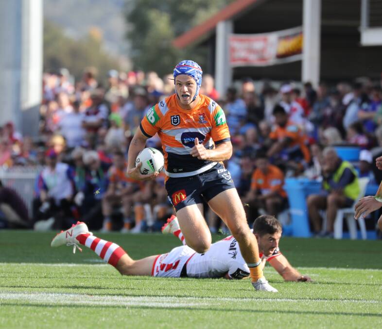 THE MAN HIMSELF: Kayln Ponga put on a stunning performance at Glen Willow Stadium on May 19 claiming two tries, four goals and two penalty conversions all within the first half. Photo: Simone Kurtz