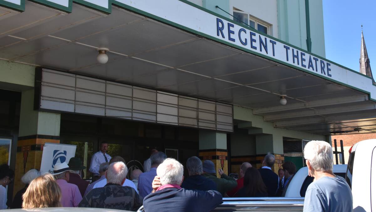IT'S REVIVED: Mudgee's iconic Regent Theatre has been sold for $1 million at March 26's action. Photo: Jay-Anna Mobbs