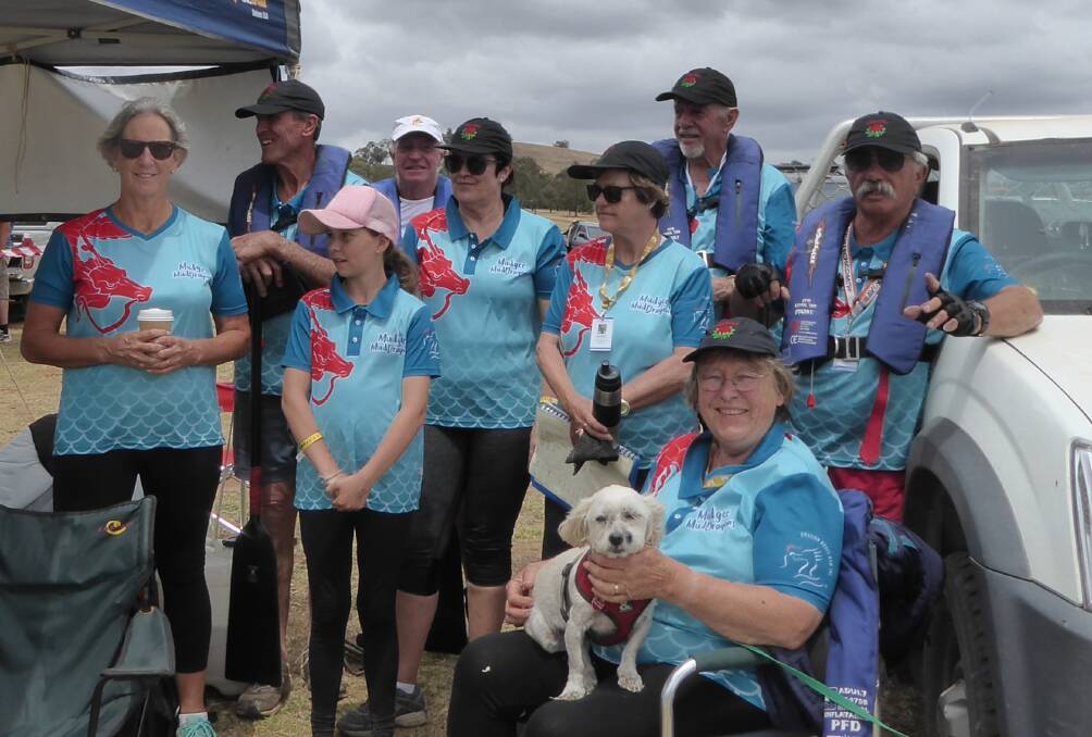 REGATTA JOY: Mudgee MudDragons and other dragon boaters from region enjoy day out on water. Photo: Supplied