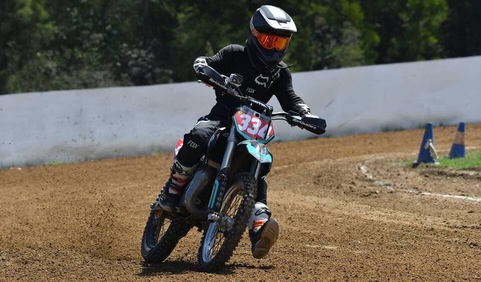 GIRL POWER: Katarna Robinson encourages more females to have a go at motorbike racing despite negative opinions. Photo: Supplied
