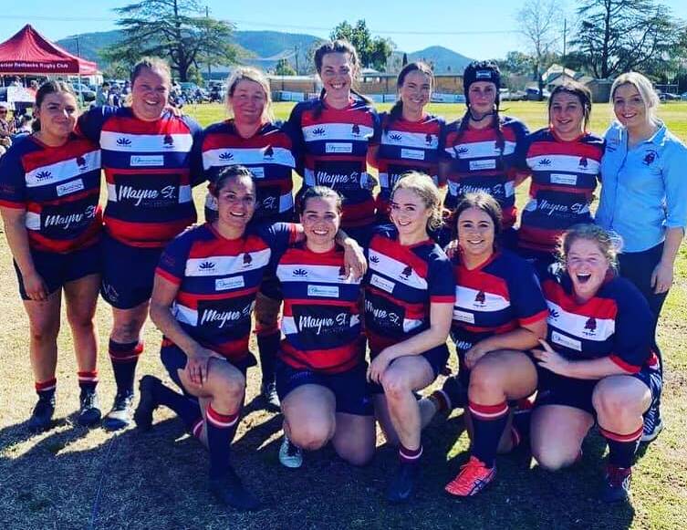 Wombats women. Photo: Mudgee Rugby Union Facebook page