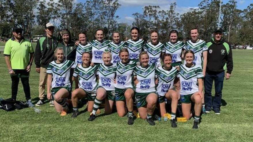 The Dunedoo Swanettes. Photo: Dunedoo Rugby League Club Facebook page