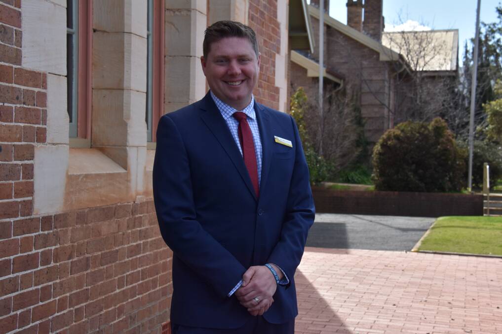WELCOME TO TOWN: Mudgee Public School's new principal, John Carters says he feels very 'fortunate' to be in his new role. Photo: Jay-Anna Mobbs