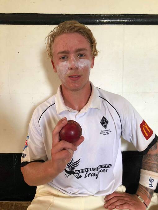 KILLING IT: A happy Guy Hammond who took a five wickets after returning from back injuries. Photo: Supplied