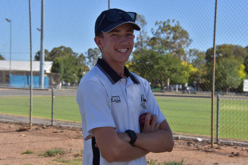 UP WITH THE BEST: Mudgee's Connor Whale has recently been selected in the Western Cricket Zone under 16s Bradman Cup team. Photo: Jay-Anna Mobbs
