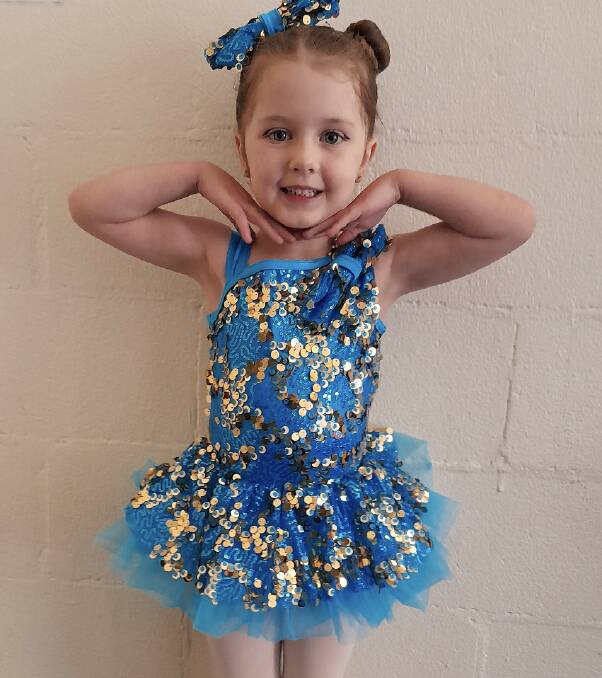 STRIKE A POSE: Five-year-old Amity Barrington shares why she loves to dance. Picture: SUPPLIED