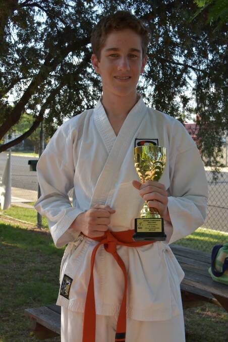 CHAMPION: Mudgee's very own Jack Newman has claimed third place at a National martial arts tournament at the Gold Coast. Photo: Jay-Anna Mobbs