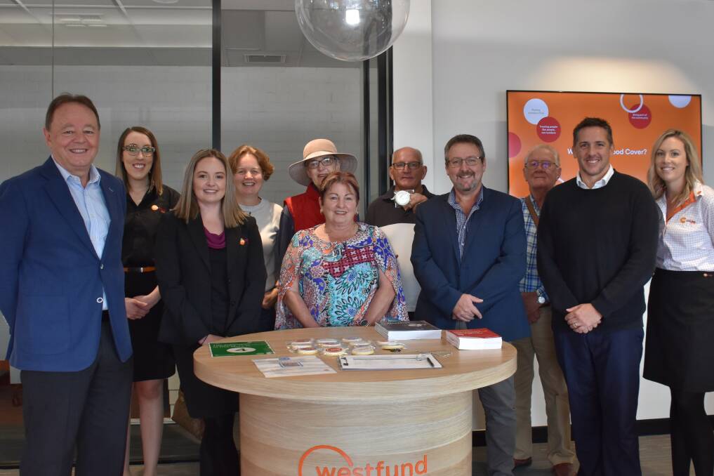 NEW MOVE: Mudgee's Westfund Health Insurance team met with members and Westfund representatives at their new facility on Friday. Photo: Jay-Anna Mobbs