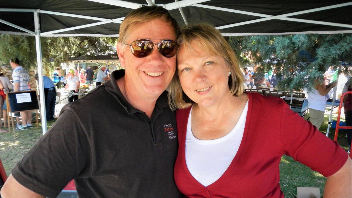 MAKERS: Bruce and Linda Wilson are the people behind Linda's Chilli Relish. Photo: Supplied