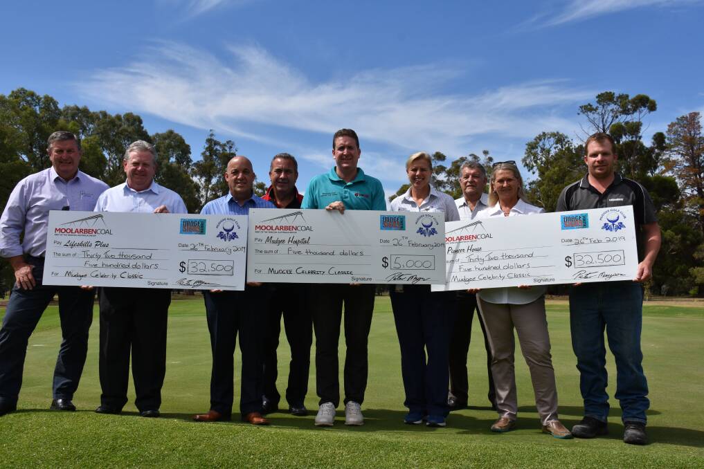 SUPPORT: The eighth Moolarben Coal Celebrity Golf Classic saw an overall total of $260,000 funds raised for local not-for-profit charities. Photo: Jay-Anna Mobbs