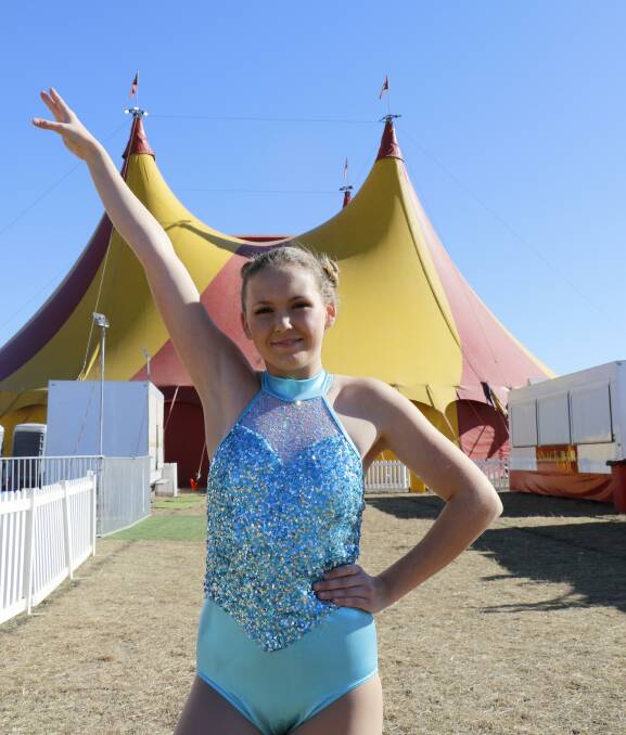 PERFORMER: Liv Taylor's dream will come true as she prepares to perform on Friday night as part of Hudsons Circus. Photo: Supplied