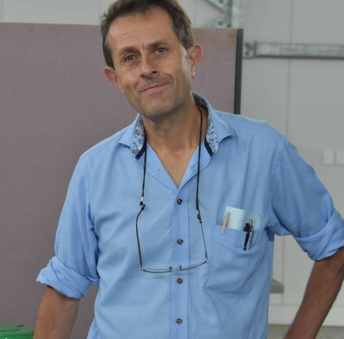 COVID: Dr Alex Ghanem at the Mudgee Showground vaccination clinic. Picture: JAY-ANNA MOBBS
