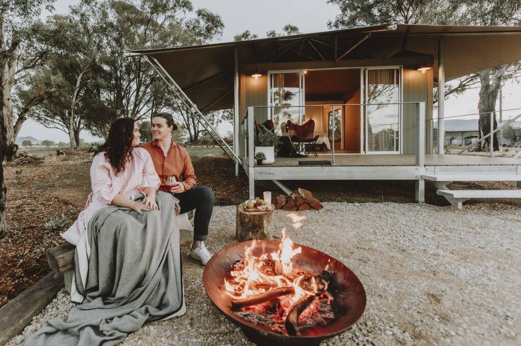 LUXURY: One of Mudgee's newest accommodation spots, Evamor Valley is a place guests can unwind and immerse themselves in nature. Photo: Amber Creative