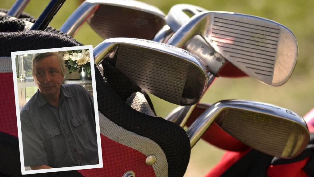 TOP SWINGER: Andrew Wormald takes out this weeks veteran golf quest. Photo: Supplied (insert)