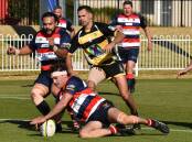The second grade Mudgee Wombats defeated the Dubbo Rhinos 40-26 on July 30. Picture: Jay-Anna Mobbs