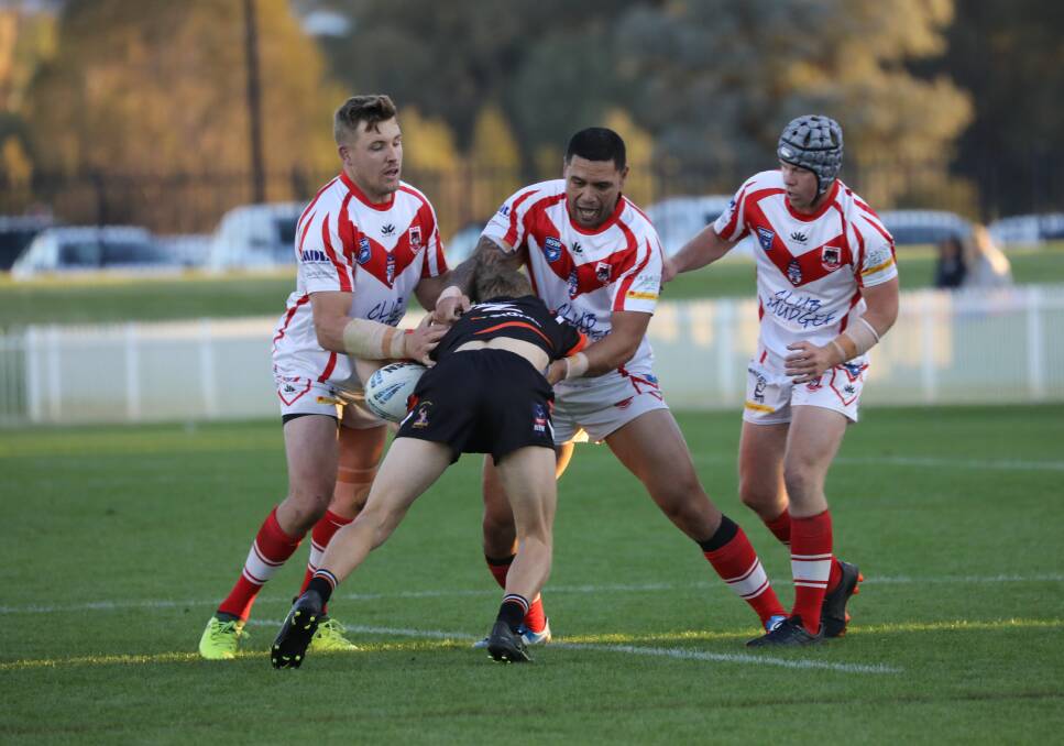 RARING TO GO: The Mudgee Dragons are ready to "blow out some cobwebs" after four weeks away from the game. Photo: Simone Kurtz