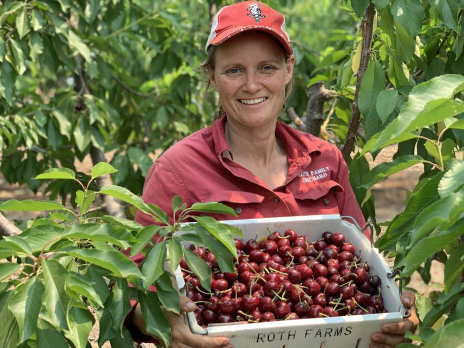 LOCALS TIME: Roth Family Orchard owner Ingrid Roth has to decided to host a locals only 'pick your own' event on December 18. Photo: Benjamin Palmer