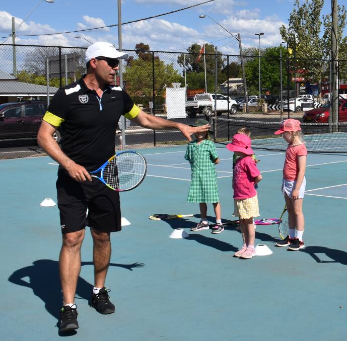 CHANCE TO LEARN: Mudgee District Tennis Club's Mario Cabral will be the man at the centre of the January holiday camp. Photo: Jay-Anna Mobbs